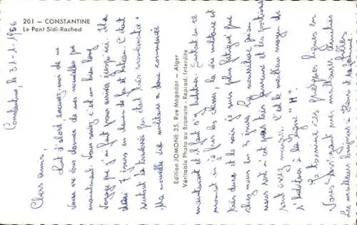 Ak Constantine, Algerien, Die Sidi-Rached-Brücke