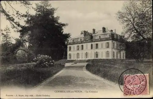 Ak Cormeilles sur Vexin Val d´Oise, Le Château