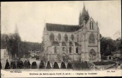 Ak Taverny Val d'Oise, Église