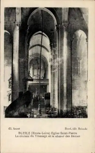 Ak Blesle Haute-Loire, Kirche St. Pierre