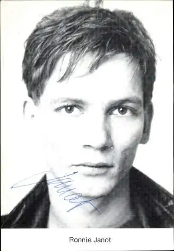 Ak Schauspieler Ronnie Janot, Portrait, Autogramm