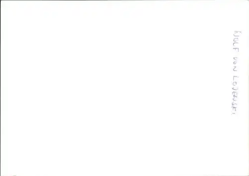 Ak Schauspieler Wolf von Lojewski, Portrait, Autogramm