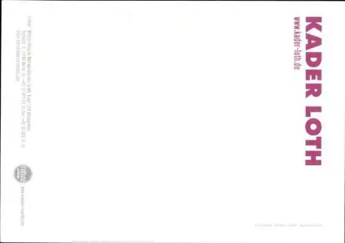 Ak Sängerin Kader Loth, Portrait, Autogramm