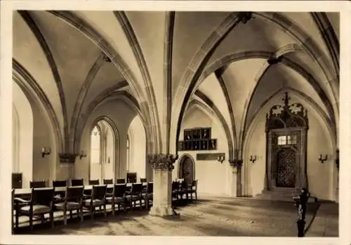 Ak Wrocław Breslau Schlesien, Rathaus, Fürstensaal, Ehemalige Ratskapelle