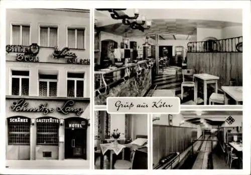 Ak Köln am Rhein, Obergärige Gaststätte und Hotel, Severinstraße 62, Kegelbahn