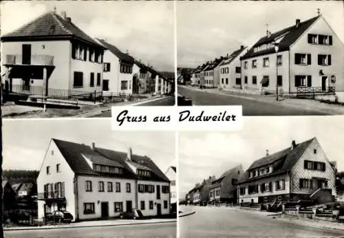 Ak Dudweiler Saarbrücken im Saarland, Ortsansichten
