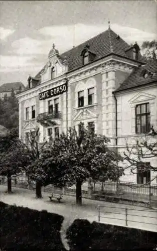 Ak Salzburg in Österreich, Cafe Corso