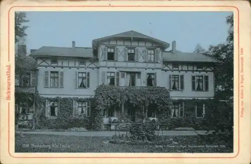 Kabinett Foto Bad Blankenburg in Thüringen, Schwarzatal, Villa Emilia