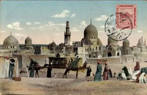 Ak Kairo Kairo Ägypten, Gräber der Kalifen