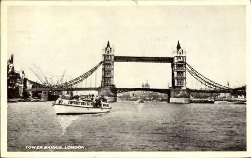 Ak London City England, Tower Bridge