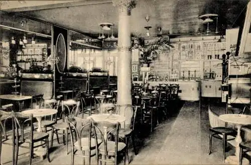 Ak Hamburg, Café Heilmann, Inh. Auguste Seligmann
