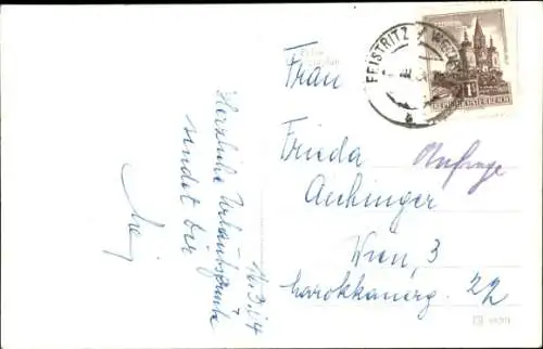 Ak Feistritz am Wechsel Niederösterreich, Gesamtansicht