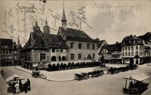 Ak Göttingen in Niedersachsen, Rathaus