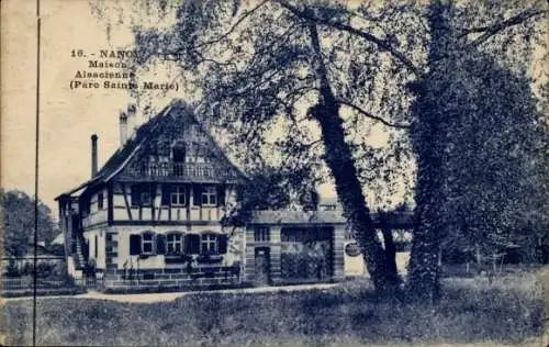 Ak Nancy Meurthe et Moselle, Maison Alsacienne, Parc Sainte Marie