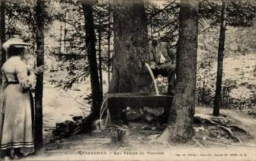 Ak Gérardmer Lothringen Vosges, Aux Perles de Vologne