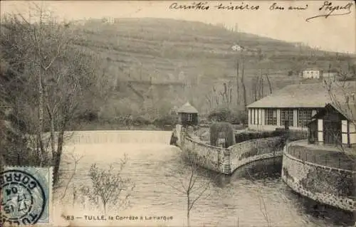 Ak Tulle Correze, La Correze a Lamarque