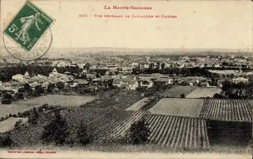 Ak Cazères sur Garonne Haute Garonne, Vue Generale de Couladere