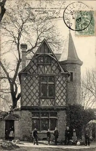 Ak Châtellerault Vienne, Jardin Public, Maison du Garde