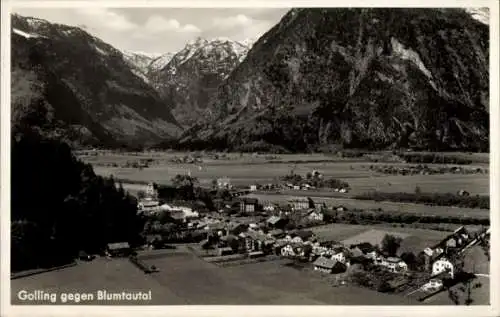 Ak Golling an der Salzach in Salzburg, Blumtautal, Panorama