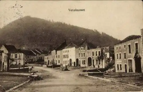 Ak Vexaincourt Vosges, Teilansicht, Trümmergebäude