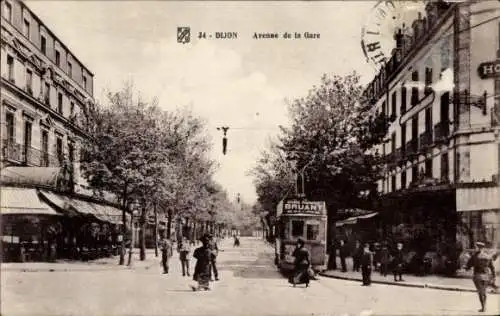 Ak Dijon Côte d’Or, Avenue de la Gare, Tramway