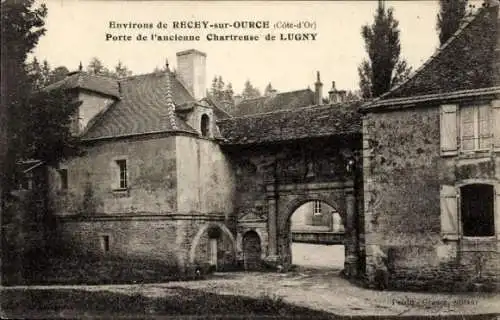 Ak Recey sur Ource Côte d'Or, Porte de l'ancienne Chartreuse de Lugny