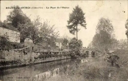 Ak Recey sur Ource Côte d'Or, Le Pont de l'Ource