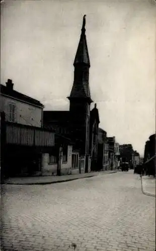 Ak Paris XX, Notre Dame de Lourdes, Rue Pelleport