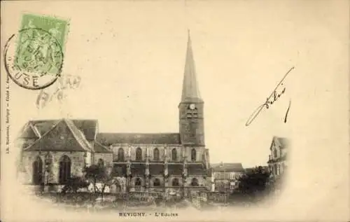 Ak Revigny Meuse, Kirche