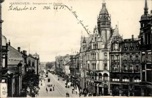 Ak Hannover in Niedersachsen, Georgstraße, Passage