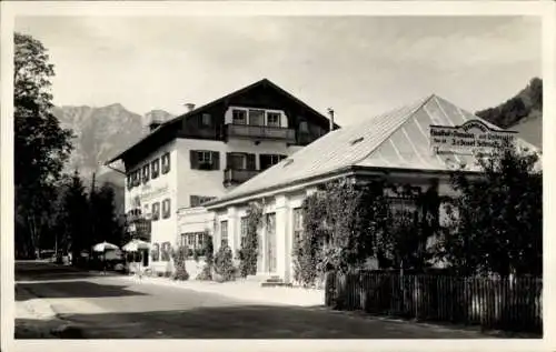 Foto Ak Ramsau im Berchtesgadener Land Oberbayern, Gasthof und Pension zum Unterwirt