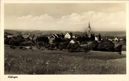 Ak Hüfingen im Schwarzwald, Gesamtansicht, Kirchturm