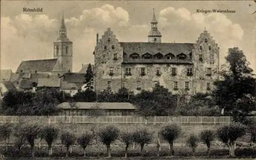 Ak Römhild in Thüringen, Krieger-Waisenhaus