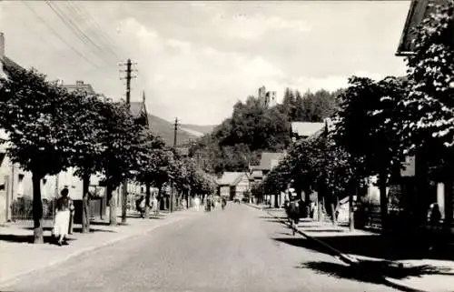 Ak Steinbach Hallenberg im Thüringer Wald, Hauptstraße, Hallenburg