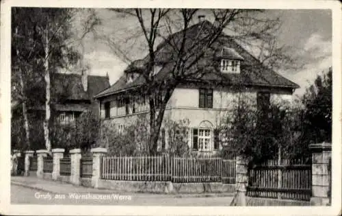 Ak Wernshausen Schmalkalden im Thüringer Wald, Werra, Gebäude