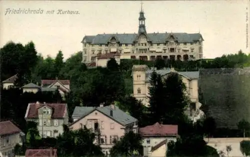 Ak Friedrichroda im Thüringer Wald, Teilansicht, Kurhaus