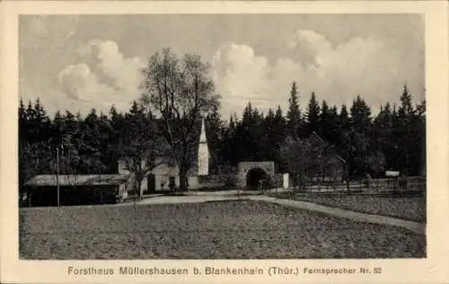 Ak Blankenhain in Thüringen, Forsthaus Müllershausen