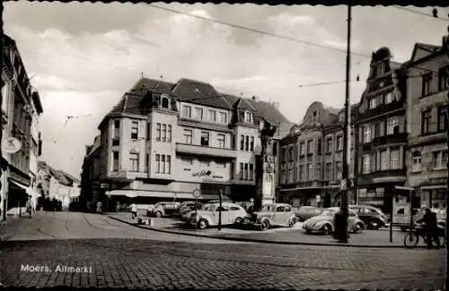 Ak Moers am Niederrhein, Altmarkt