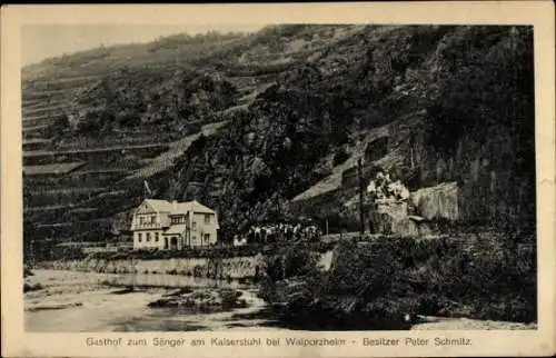 Ak Walporzheim Bad Neuenahr Ahrweiler, Gasthof zum Sänger, am Kaiserstuhl