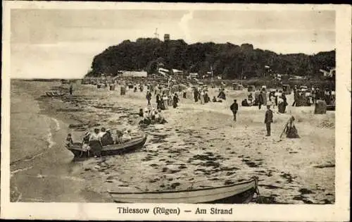 Ak Thiessow auf Rügen, Strand