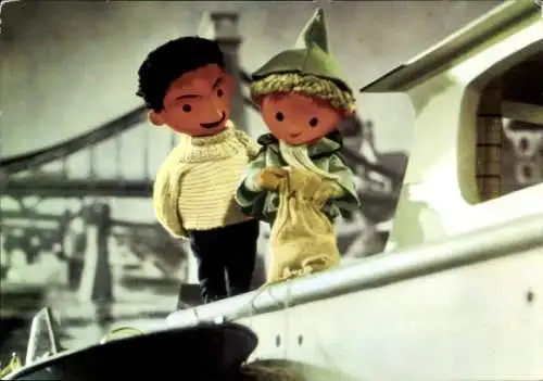 Ak Sandmännchen in Ungarn, Sandmann, DDR Deutscher Fernsehfunk