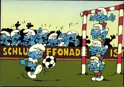 Ak Die Schlümpfe, Fußballspiel