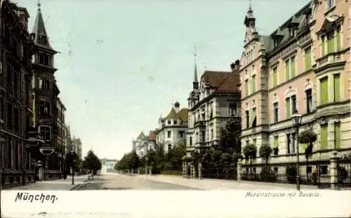 Ak München Bayern, Mozartstraße, Bavaria