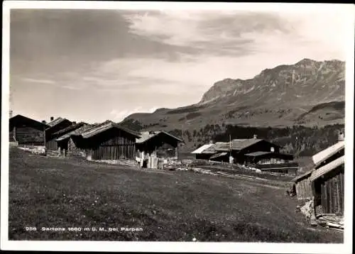Ak Parpan Kanton Graubünden, Sartons, Häuser