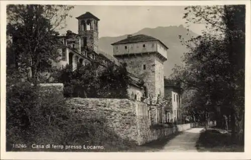 Ak Locarno Kanton Tessin Schweiz, Casa di ferro