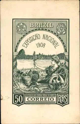 Ak Brasilien, Exposicao Nacional 1908