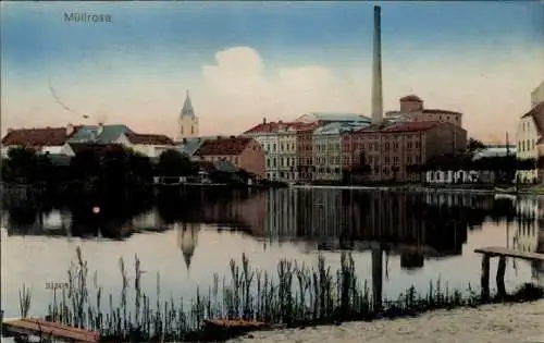 Ak Müllrose in Brandenburg, Teilansicht