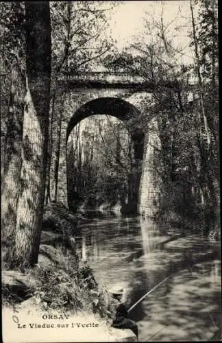 Ak Orsay Essonne, Le Viaduc sur l´Yvette