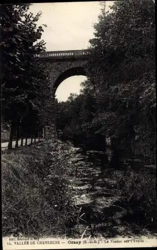 Ak Orsay Essonne, Le Viaduc sur l´Yvette