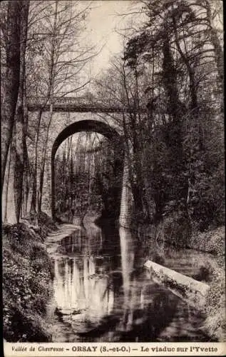Ak Orsay Essonne, Viaduc sur l´Yvette
